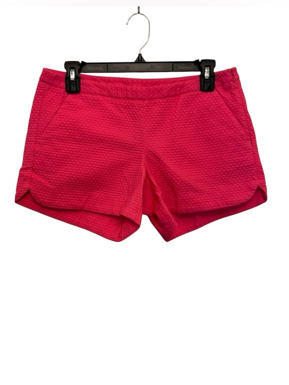 Lilly Pulitzer Waffle Weave Hot Pink Cotton Shorts